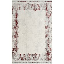 Royal Halı Kim Royal KC02A Krem Bordo Akrilik Yumuşak Dokulu Modern Halı Karademir Home
