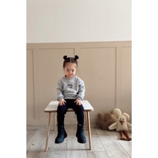 Little Duck Nakış Detaylı Bebek Çocuk Pamuklu Sweatshirt Kız/erkek