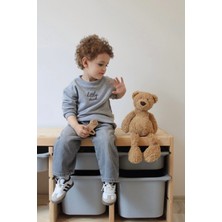 Little Duck Nakış Detaylı Bebek Çocuk Pamuklu Sweatshirt Kız/erkek