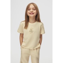 NK Kız Çocuk Joy Tshırt 4-8yaş Bej