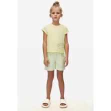 Nk Kız Çocuk Alıve Tshırt 4-8yaş Sarı