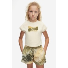 NK Kız Çocuk Reposel Tshirt 8-14 Krem