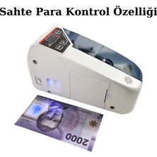 Para Sayma Makinesi Kauçuk Sayaç Hafif ve Taşınabilir Uv Işın  Para Kontrol