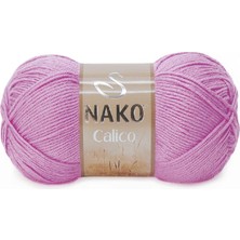 Nako Calico Pamuk Cotton El Örgü Ipi Ipliği Yünü