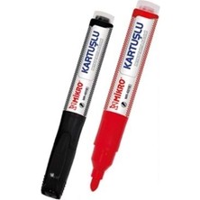 Mikro Kartuşlu Tahta Kalem Kırmızı - 3 Adet