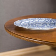 Halevia Dar Bistro Masası Metal Lale Bacak,yuvarlak Masa Iç Mekan,2 Kişilik Bistro Masa Mobilyası