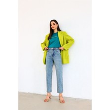 Penolope Kadın Rouse Kar Yıkama Mom Jean