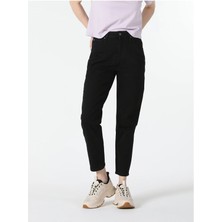 ByCukurovaFrango Zero Max Yüksek Bel Mavi Mom Jeans Likralı Esnek Kot Pantolon(Tam Kalıptır)