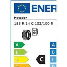 Matador 185 R14C 8pr 102/100R Hectorra Van Oto Yaz Lastiği (Üretim Yılı: 2025)