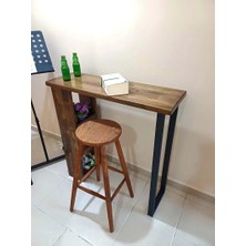Halevia Ahşap Bar Masası Ahşap Mutfak Masası