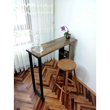 Halevia Ahşap Bar Masası Ahşap Mutfak Masası
