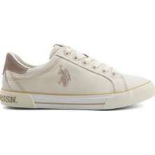 U.S. Polo Assn. Rachel 5fx Bej Kadın Sneaker