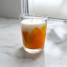 Mandalina Kokulu Hediyelik Bardak Mum