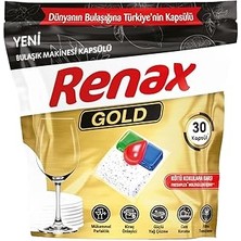 Renax Bulaşık Makinesi Kapsül Deterjanı 30 Adet