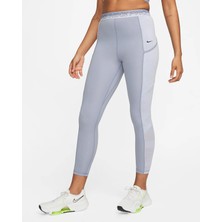 Nike Pro Dri-Fit High Rise 7/8 Tight Femme Kadın Gri Tayt