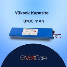 VoltCore Volta Vt1 Uyumlu Batarya Yüksek Kapasite 36V 8700MAH Elektrikli Scooter Bataryası