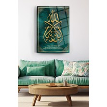 Glassart Design Salon Tablosu Duvar Tablosu Islami Eser Tablo Tekbir Cam Tablo