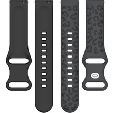 Samsung Galaxy Watch 7-6-5-4 & Huawei Watch Gt2-Gt3-Gt4 42MM Uyumlu A+Kalite Leopar Desenli Kordon
