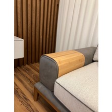 Hnc Home Bambu Koltuk Kenarı, Koltuk Sehpası, Yan Sehpa, Koltuk Matı, Bambu Kenar Sehpa