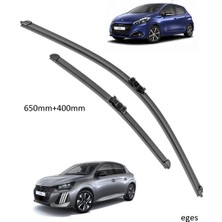 RBW Peugeot 208 2012 > Silecek Süpürgesi 650MM + 400MM / 26"+16"