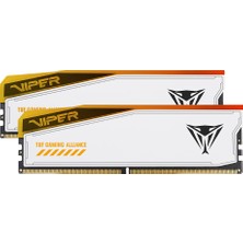 Patriot Viper Elite 5 Rgb Tuf 32GB (2X16GB) Ddr5 6600MHZ CL34 Gaming Ram (Bellek) (PVER532G66C34KT)