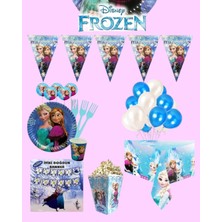 Evabrite Frozen Elsa 32 Kişilik Full Set Doğum Günü Parti Malzemeleri