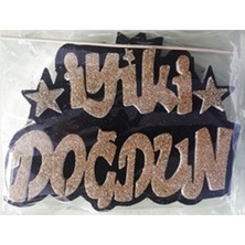 Iyi Ki Doğdun Strafor Yazı Çubuklu - 3 Adet