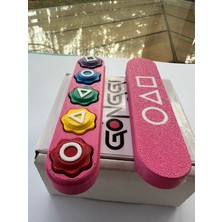 NeoHobi Pembe Kutulu, Çelik Bilyalı Squid Game 2 Gonggi 5 Taş Oyunu, Kalamar Oyunu Beş Taş,kore Oyunu
