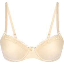 Nbb Hafif Destekli Dantelli Balenli Soft Cup Klasik Kesim Sütyen- 3591