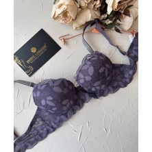 Jasmine Askıları Parlak Taşlı Hafif Destekli Dantelli Soft Cup Ithal Sütyen (B-C Cup)