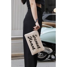 Silver Polo Kadın Portföy & Clutch Bej - Siyah NV1034