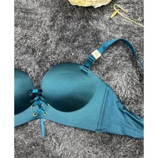 Natasha Ithal Balensiz Push-Up Lazer Kesim Önden Bağlamalı Rahat Sütyen -8388