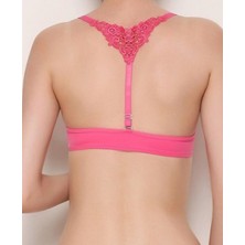 Nbb Arkası Dantelli Önden Klipsli Push-Up Sütyen -3190
