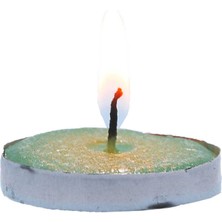 Mulvix Mulvxlkm  LKM02 Tea Lights Yeşil Mum 5 Li 1 Paket (Mulvix)