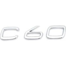 Volvo Uyumlu C60 Krom Yazı_"