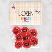 Loren Crafts 8'li Ördek Düğme - 1207