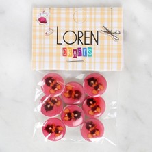Loren Crafts 8'li Ördek Düğme - 1209