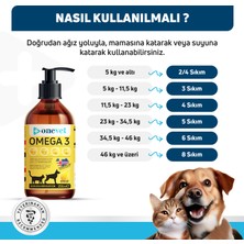 onevet Omega 3 Kedi ve Köpekler İçin Deri ve Tüy Sağlığı Destekleyici Balık Yağı 250 ml