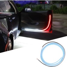12V ŞERİT KAYAR LED KAPI ALTI KIRMIZI BEYAZ (120 CM)