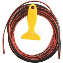 ARAÇ İÇİ DEKORATİF FOSFOR ŞERİT (KIRMIZI) TORPİDO (5 MT)