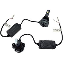 T.m.t 12V PS24W-PS19W Csp LED Gündüz Far Ampul Seti 6500K 8000 Lümen Canbus