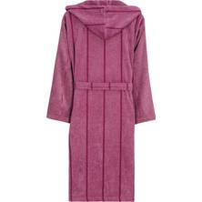 Verodis Italian Style Pamuklu Kadife Kapüşonlu Unisex Bornoz