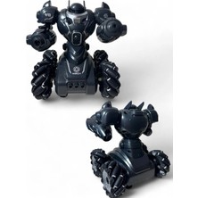 Begin Power Kumandalı Işıklı Mermi ve Buhar Atan Robot Araba Oyuncak Robot