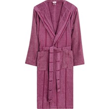 Verodis Italian Style Pamuklu Kadife Kapüşonlu Unisex Bornoz