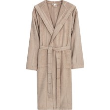 Verodis Italian Style Pamuklu Kadife Kapüşonlu Unisex Bornoz