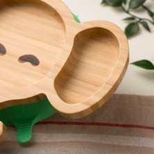 Mirabambino Fil Surat Bambu Bölmeli Tabak Sarı