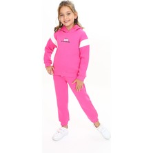 Toontoy Kız Çocuk Kapüşonlu Eşofman Takım