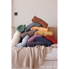 Embays Collection 200 x 220 cm Lüks Müslin Yatak Örtüsü,  Pamuk Yatak Örtüsü, Çift Kişilik Yatak Örtüsü