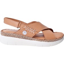 Mammamia Kadın Deri Sandalet D25YS-2515