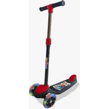 Hak İş Oyuncak Swing Işıklı 3 Tekerlekli Scooter Kırmızı